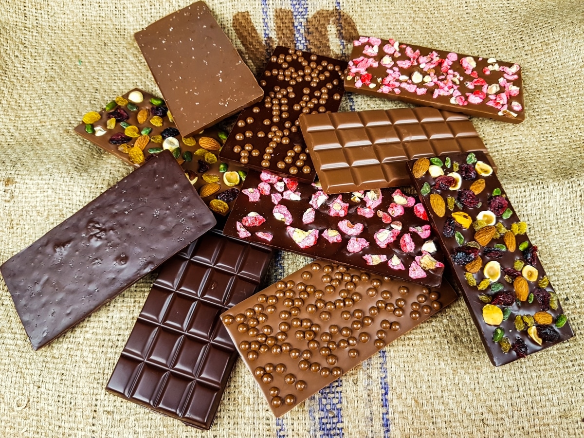 Tablette Mendiant Noisettes caramélisées Chocolat au Lait 45%